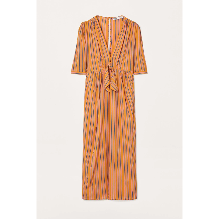LIMITED EDITION STRIPED MIDI DRESS