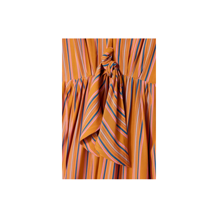 LIMITED EDITION STRIPED MIDI DRESS