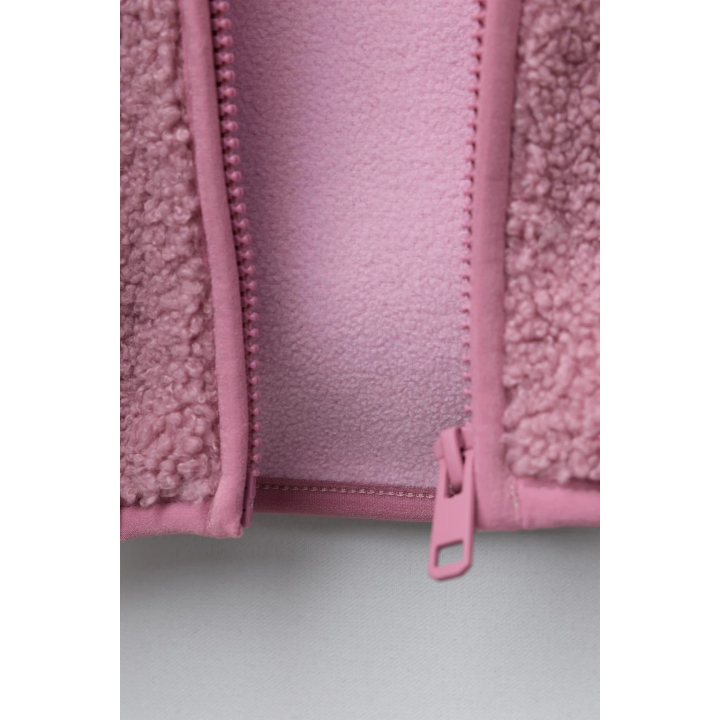 КУРТКА ИЗ ИСКУССТВЕННОЙ ОВЧИНЫ С КАПЮШОНОМ