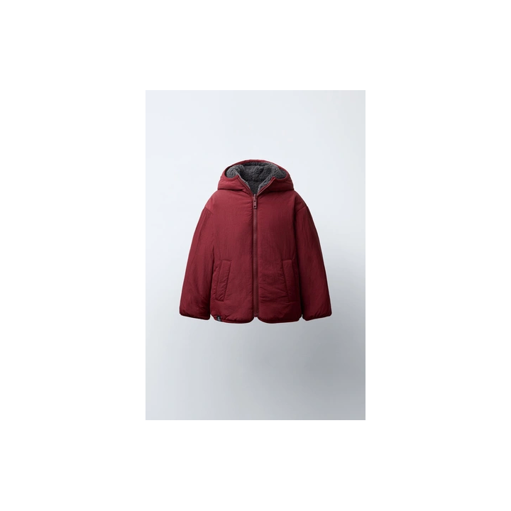 ДВУСТОРОННЯЯ НЕПРОМОКАЕМАЯ КУРТКА ИЗ ИСКУССТВЕННОЙ ОВЧИНЫ