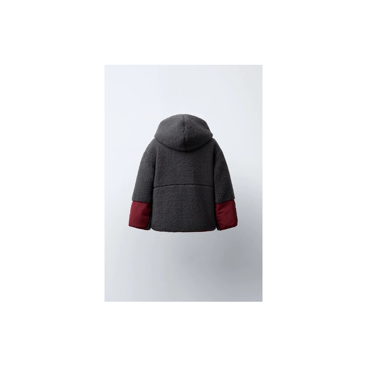 ДВУСТОРОННЯЯ НЕПРОМОКАЕМАЯ КУРТКА ИЗ ИСКУССТВЕННОЙ ОВЧИНЫ