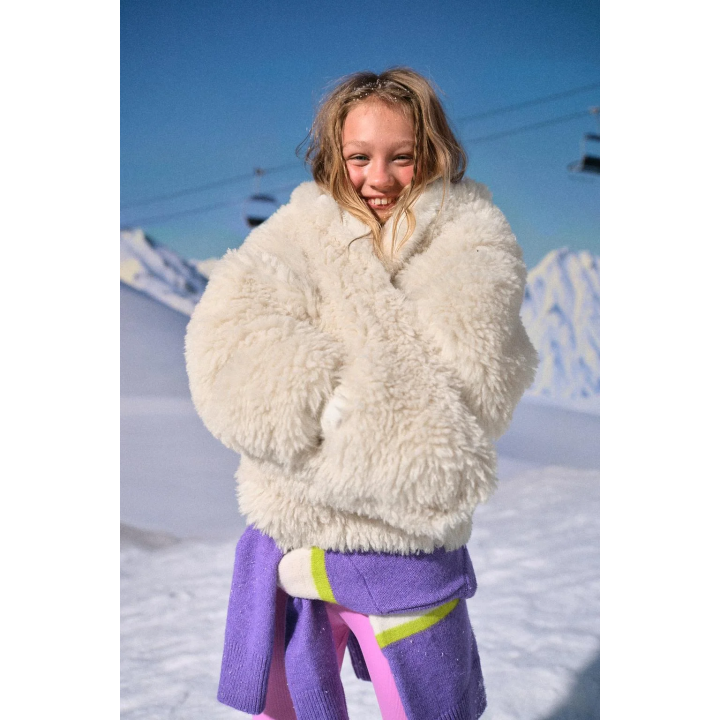 Куртка из коллекции искусственного меха для горнолыжного спорта