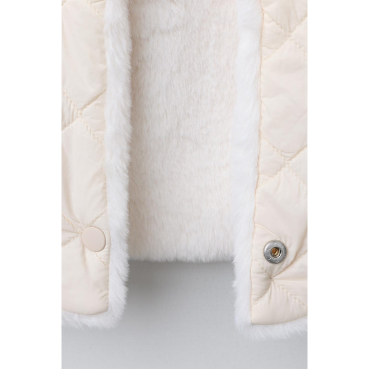 ДВУСТОРОННИЙ ЖИЛЕТ ИЗ ИСКУССТВЕННОГО МЕХА