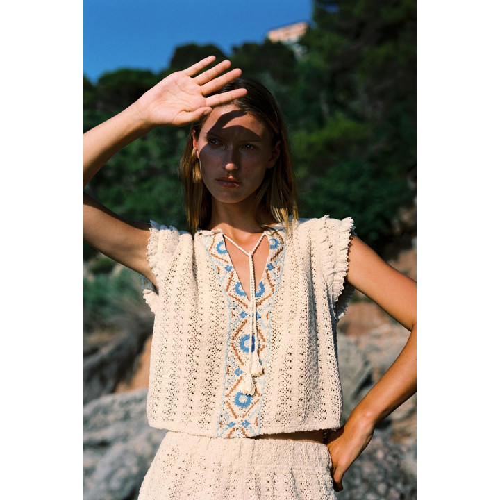 ТОП С ВЫШИВКОЙ КРОШЕ