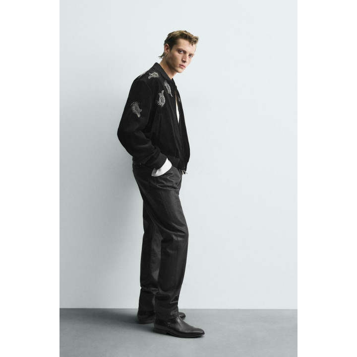 ВЕЛЬВЕТОВЫЙ БОМБЕР С ВЫШИВКОЙ – LIMITED EDITION