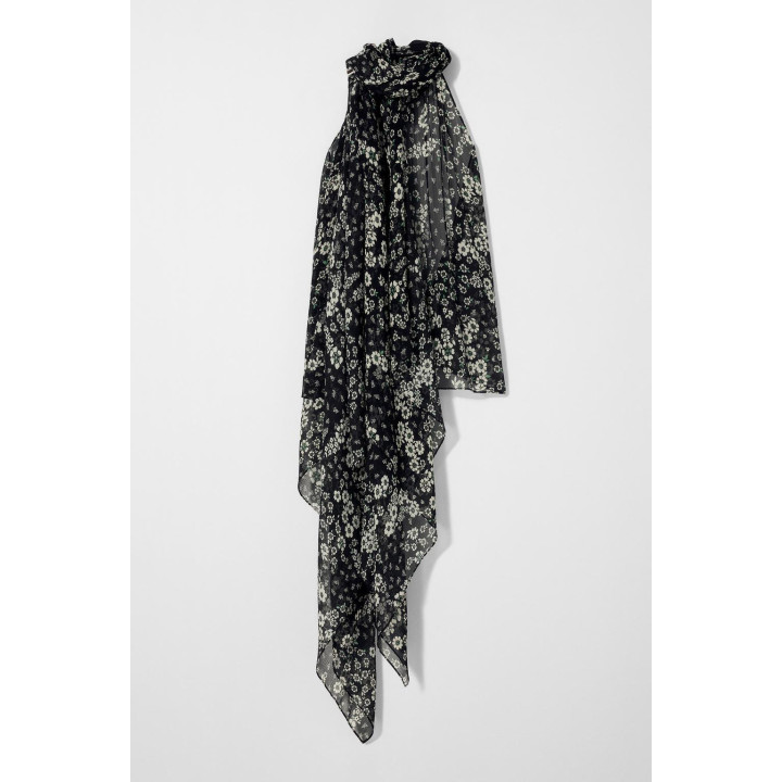 Топ-бандо из шелка halter kate moss x zara