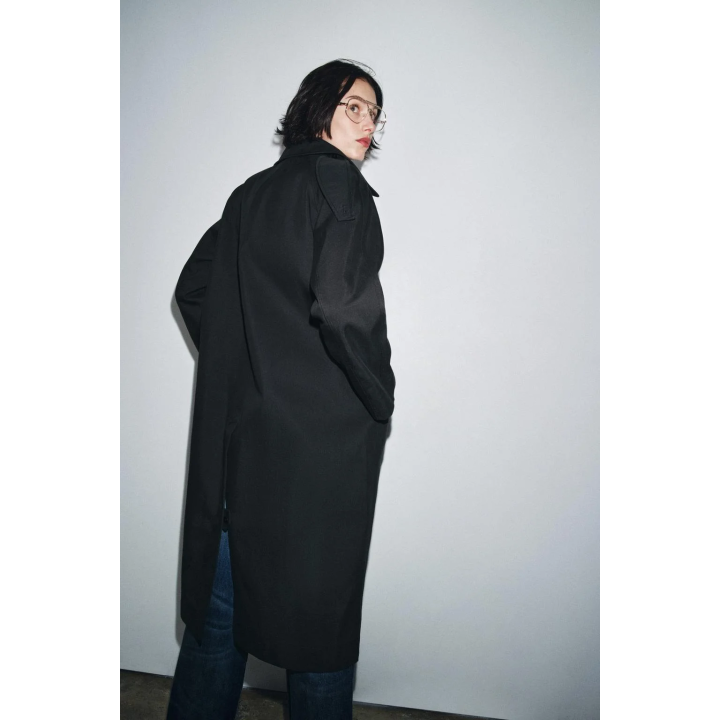 ДЛИННЫЙ ТРЕНЧ НА ПУГОВИЦАХ — ZW COLLECTION, ЛИМИТИРОВАННАЯ СЕРИЯ