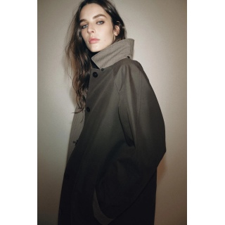 ДВУСТОРОННИЙ ТРЕНЧ С ВОРОТНИКОМ ИЗ ИСКУССТВЕННОГО МЕХА — ZW COLLECTION