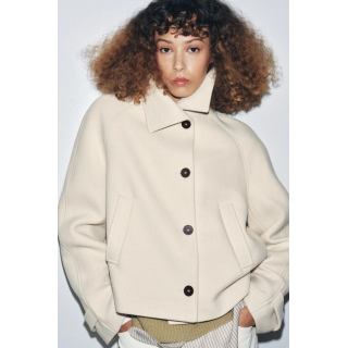 КОРОТКОЕ ПАЛЬТО ИЗ СМЕСОВОЙ ШЕРСТИ — ZW COLLECTION