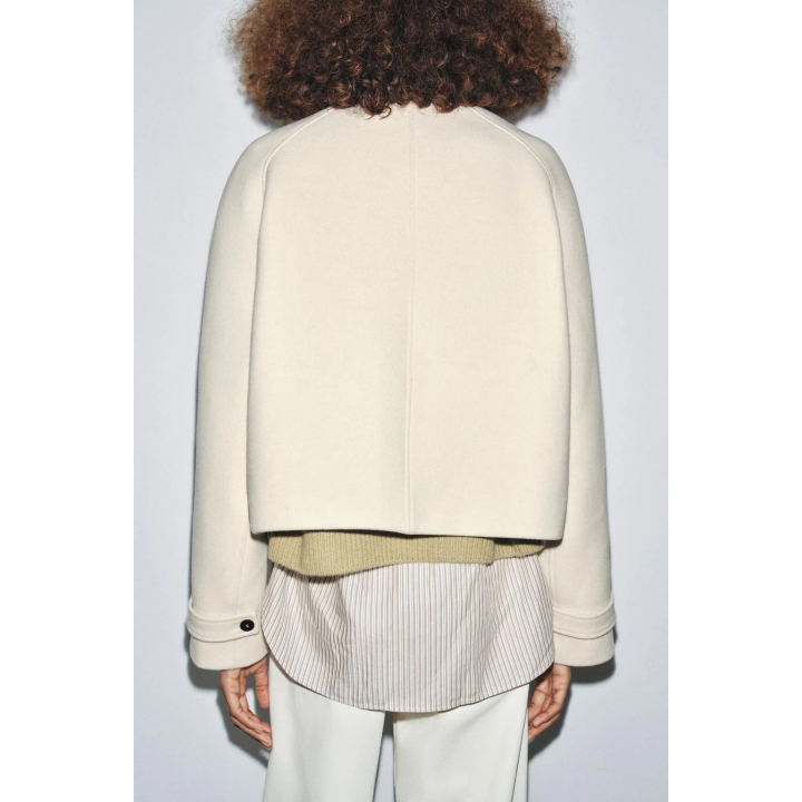 КОРОТКОЕ ПАЛЬТО ИЗ СМЕСОВОЙ ШЕРСТИ — ZW COLLECTION