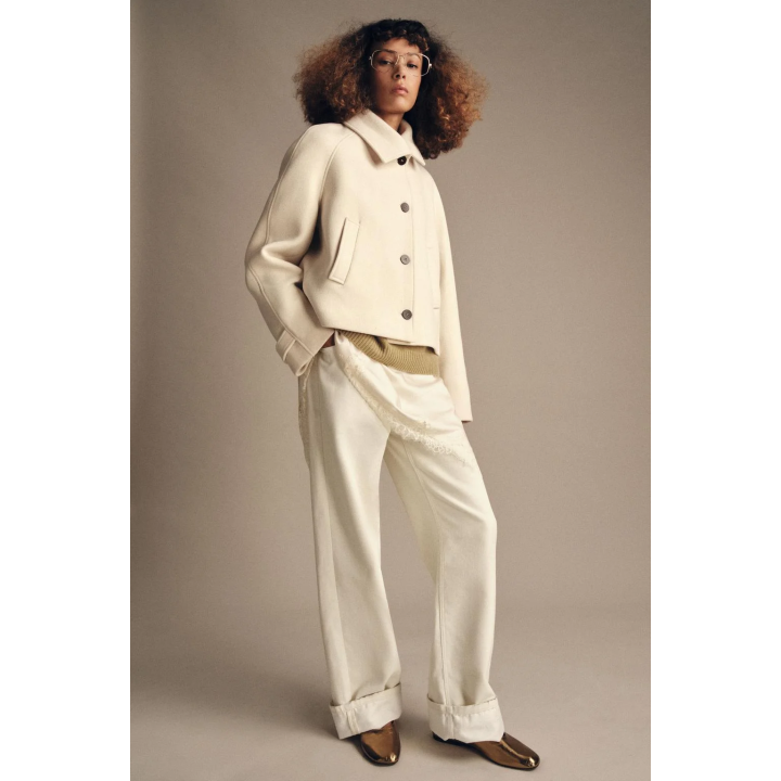 КОРОТКОЕ ПАЛЬТО ИЗ СМЕСОВОЙ ШЕРСТИ — ZW COLLECTION