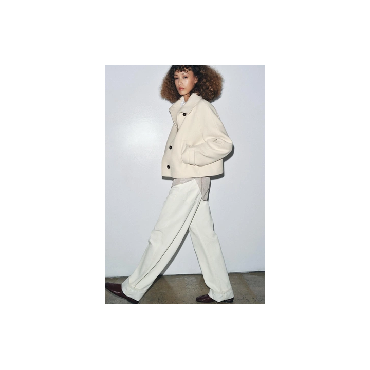 КОРОТКОЕ ПАЛЬТО ИЗ СМЕСОВОЙ ШЕРСТИ — ZW COLLECTION