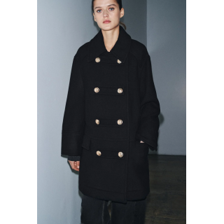 LIMITED EDITION WOOL BLEND DOUBLE-BREASTED COAT