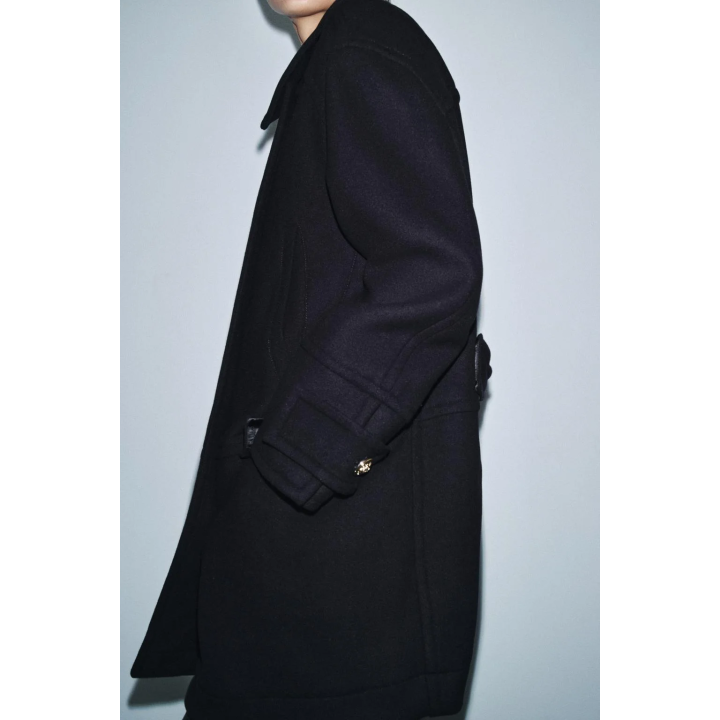 LIMITED EDITION WOOL BLEND DOUBLE-BREASTED COAT