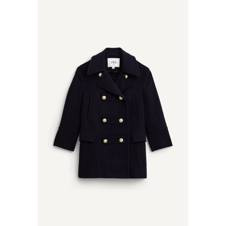 LIMITED EDITION WOOL BLEND DOUBLE-BREASTED COAT