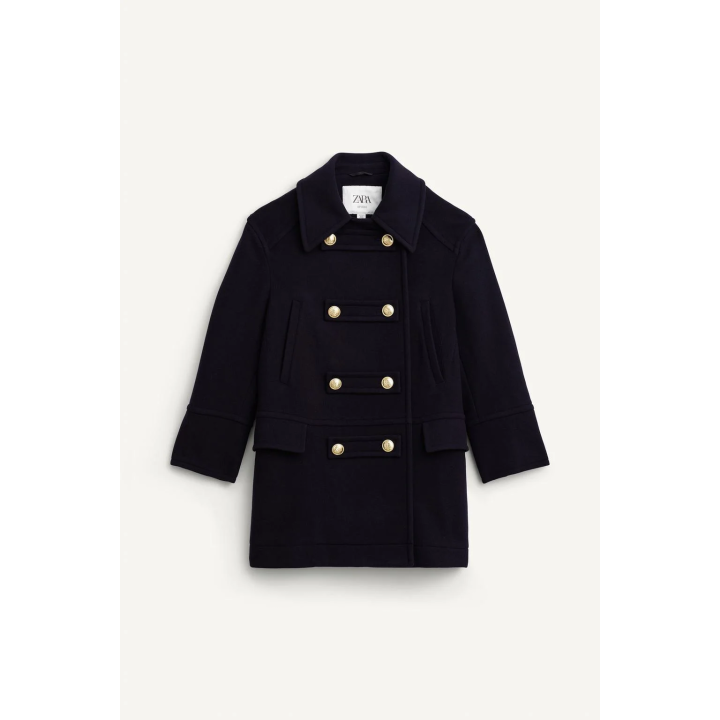 LIMITED EDITION WOOL BLEND DOUBLE-BREASTED COAT