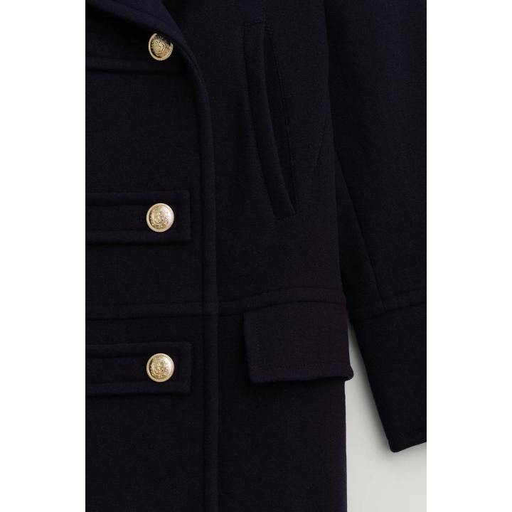 LIMITED EDITION WOOL BLEND DOUBLE-BREASTED COAT