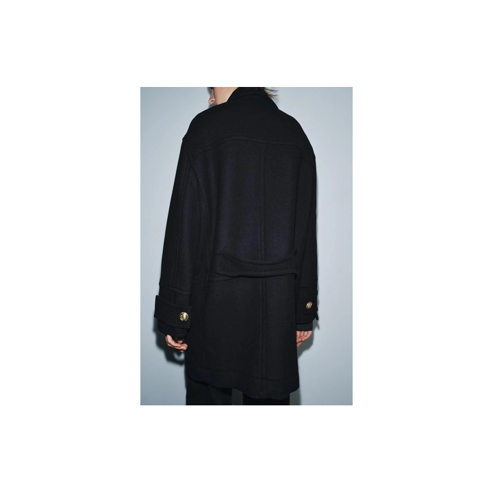 LIMITED EDITION WOOL BLEND DOUBLE-BREASTED COAT