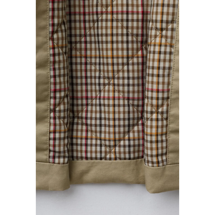 ТРЕНЧ С ВЕЛЬВЕТОВЫМ ВОРОТНИКОМ