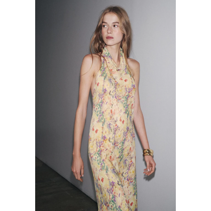 ПЛАТЬЕ С ЦВЕТОЧНЫМ ПРИНТОМ — ZW COLLECTION