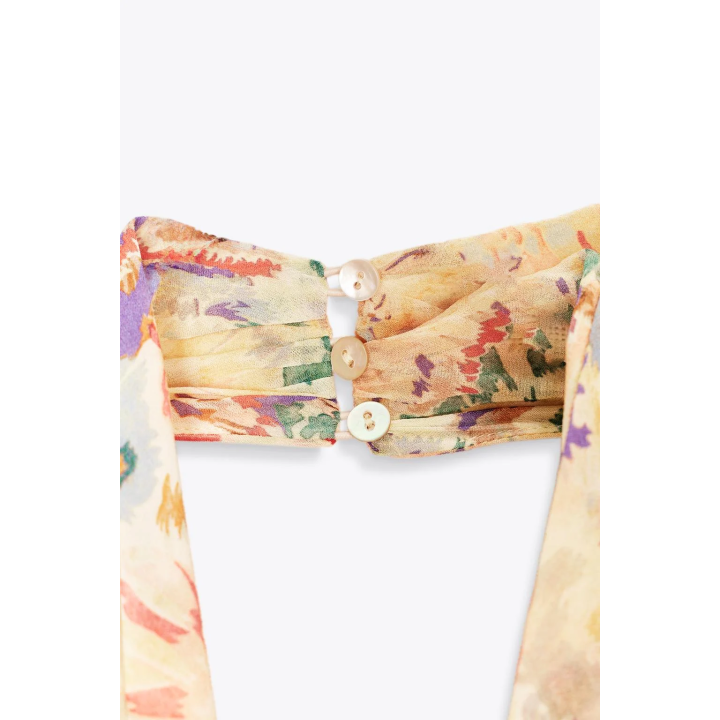 ПЛАТЬЕ С ЦВЕТОЧНЫМ ПРИНТОМ — ZW COLLECTION