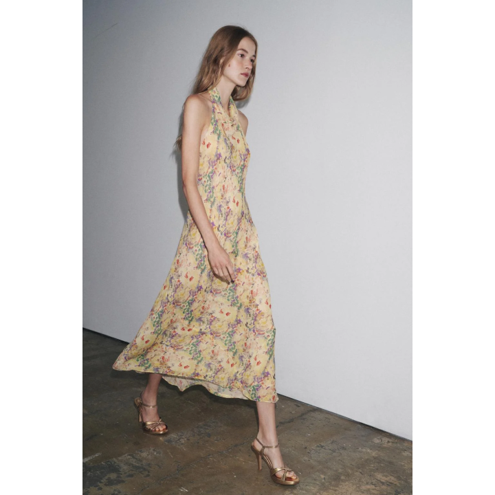 ПЛАТЬЕ С ЦВЕТОЧНЫМ ПРИНТОМ — ZW COLLECTION