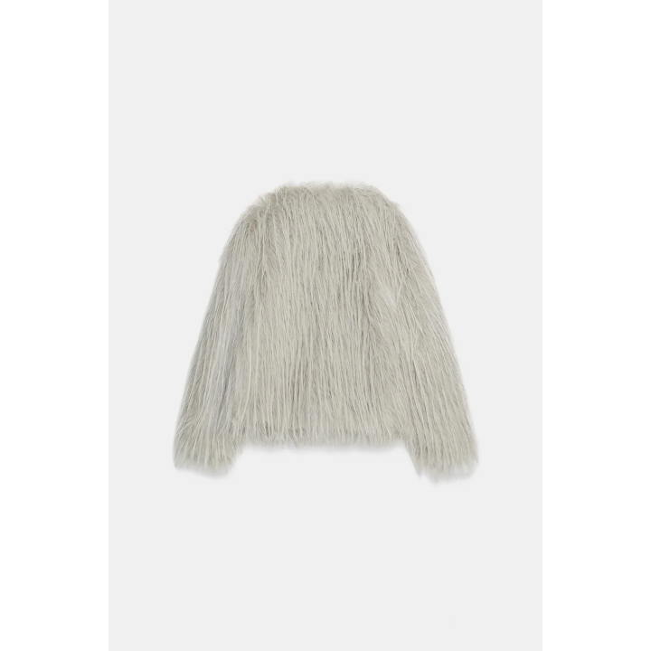 ПАЛЬТО ИЗ ИСКУССТВЕННОГО МЕХА — ZW COLLECTION