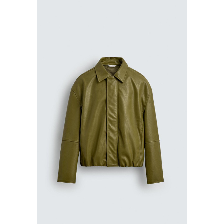 КУРТКА ИЗ ИСКУССТВЕННОЙ КОЖИ