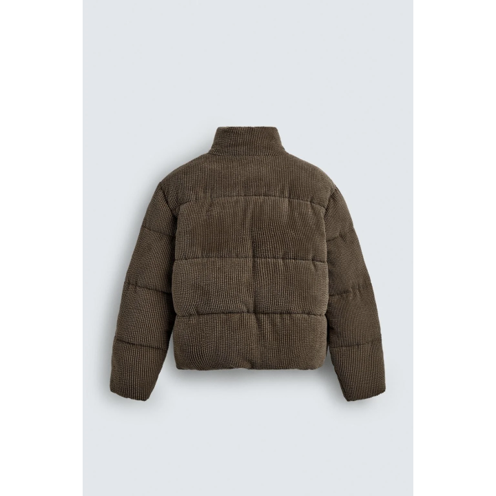 Пуховик из вельвета