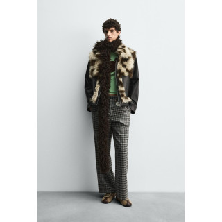 КУРТКА ИЗ ИСКУССТВЕННОЙ КОЖИ С КОНТРАСТНОЙ ОТДЕЛКОЙ HARRY LAMBERT FOR ZARA X DISNEY