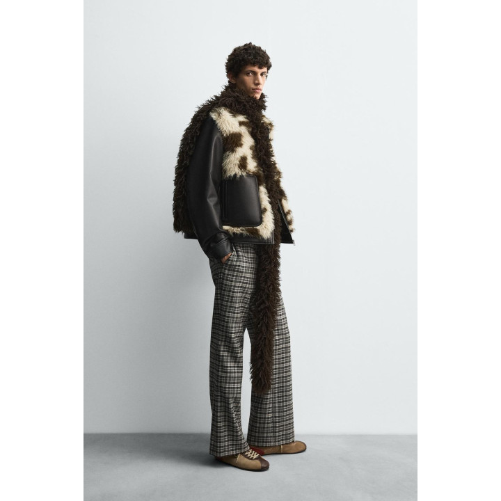 КУРТКА ИЗ ИСКУССТВЕННОЙ КОЖИ С КОНТРАСТНОЙ ОТДЕЛКОЙ HARRY LAMBERT FOR ZARA X DISNEY