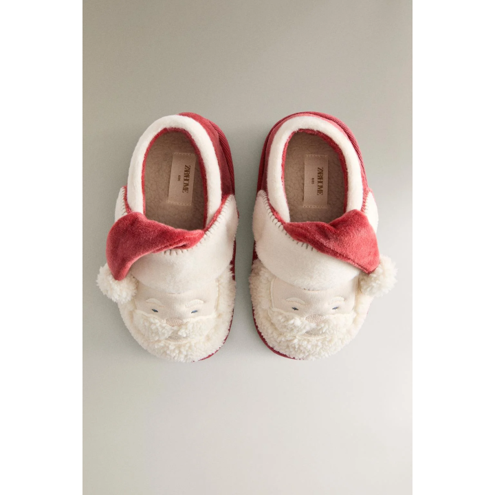 Детские тапочки дед мороз