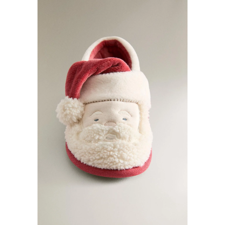 Детские тапочки дед мороз