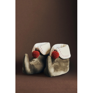 Тапочки для детей в стиле рождественского эльфа