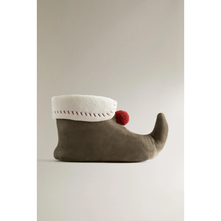 Тапочки для детей в стиле рождественского эльфа