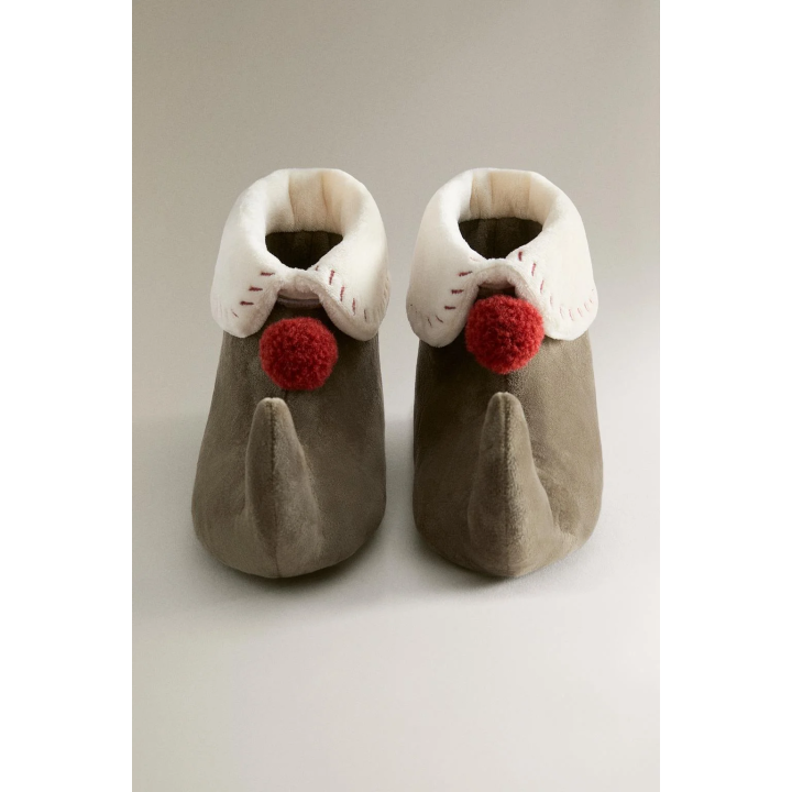 Тапочки для детей в стиле рождественского эльфа