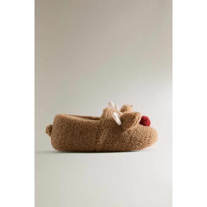 Детские тапочки с оленем