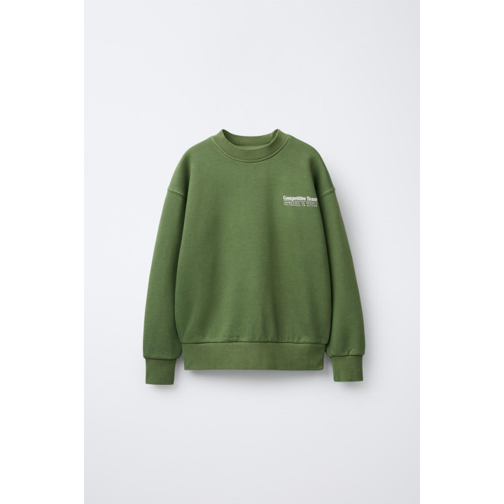 КОМПЛЕКТ ИЗ ТОЛСТОВКИ И БРЮК-ДЖОГГЕРОВ GARMENT DYE