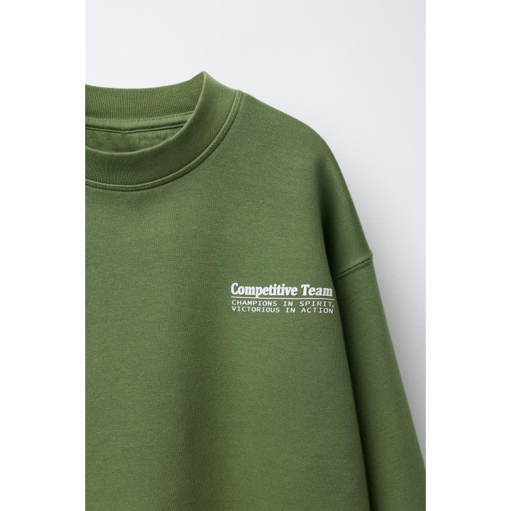 КОМПЛЕКТ ИЗ ТОЛСТОВКИ И БРЮК-ДЖОГГЕРОВ GARMENT DYE