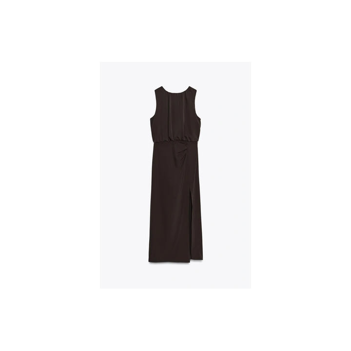 ПЛАТЬЕ МИДИ СО СБОРКАМИ НА ТАЛИИ