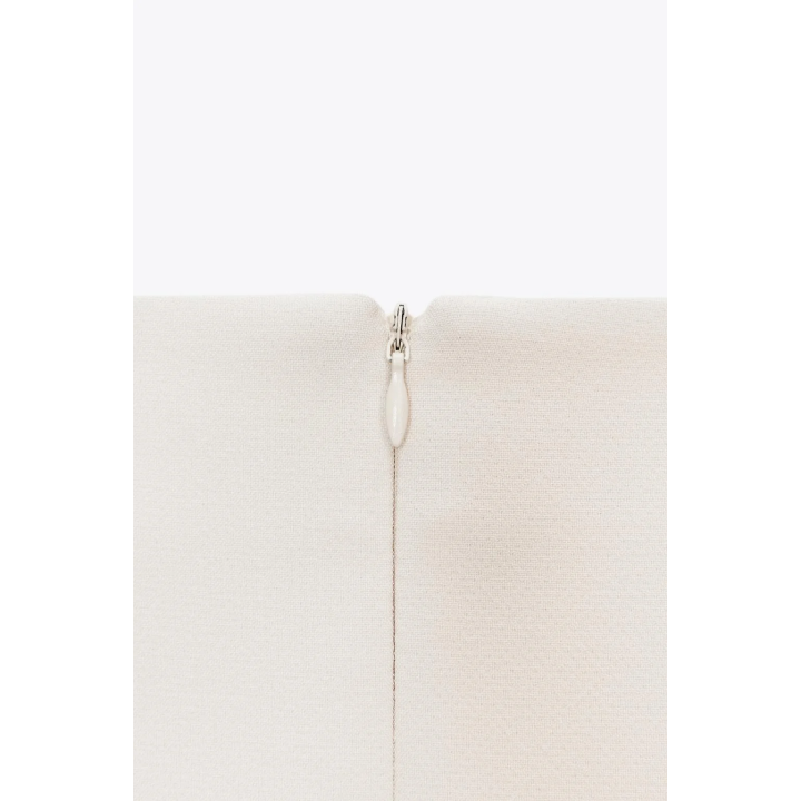 ЮБКА-МИДИ ИЗ КРЕПА С РЕМНЕМ