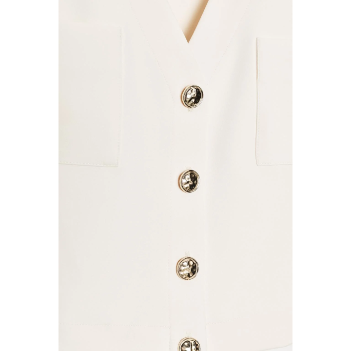 ТОП ИЗ КРЕПА БЕЗ РУКАВОВ