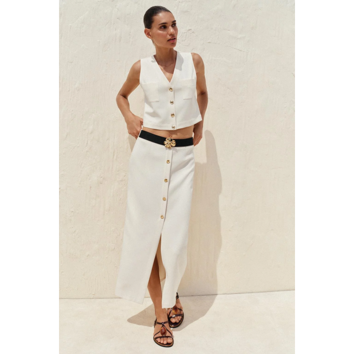 ТОП ИЗ КРЕПА БЕЗ РУКАВОВ