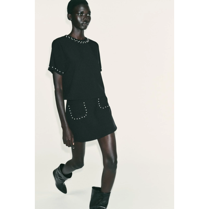 Топ с жемчугом