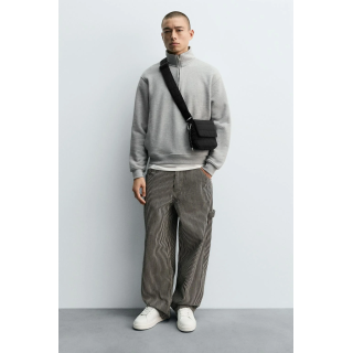 ВЕРТИКАЛЬНАЯ СТЕГАНАЯ НЕЙЛОНОВАЯ СУМКА