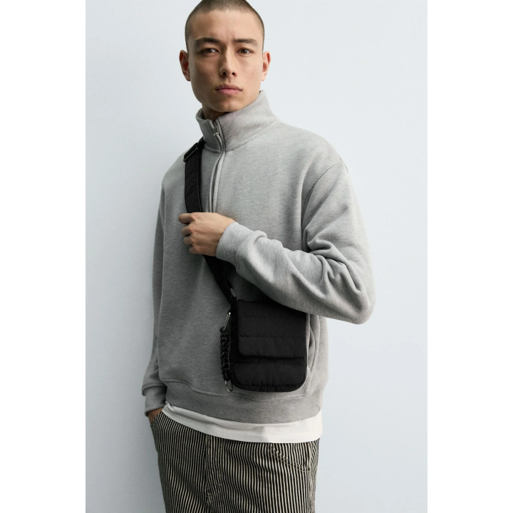 ВЕРТИКАЛЬНАЯ СТЕГАНАЯ НЕЙЛОНОВАЯ СУМКА