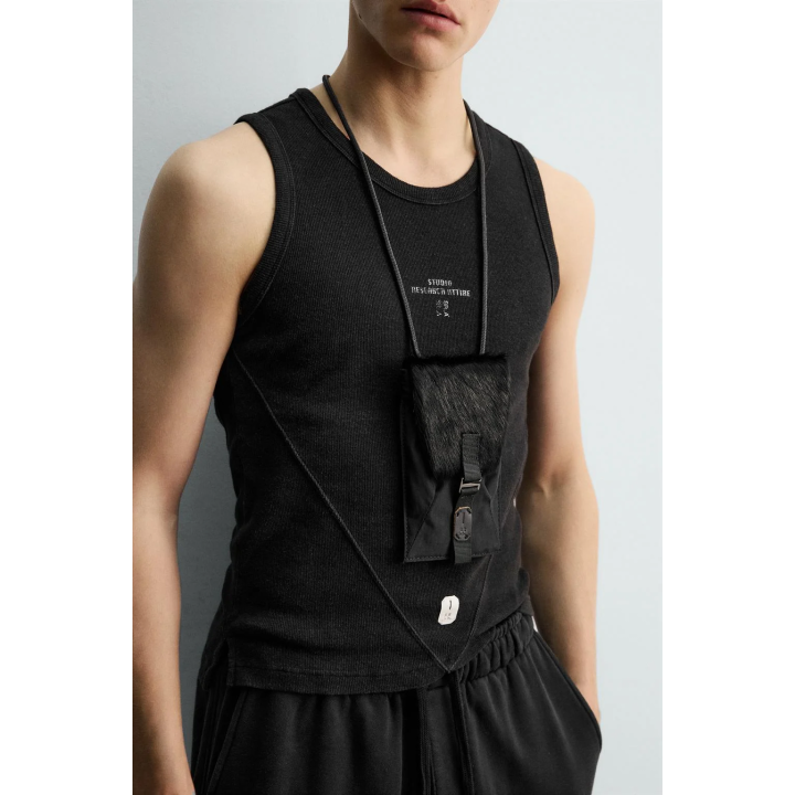 CROSSBODY BAG WITH SHEEPSKIN DETAIL X SR_A