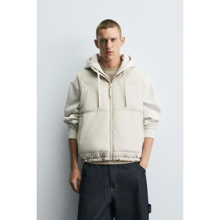 ПРОРЕЗИНЕННЫЙ СТЕГАНЫЙ ЖИЛЕТ