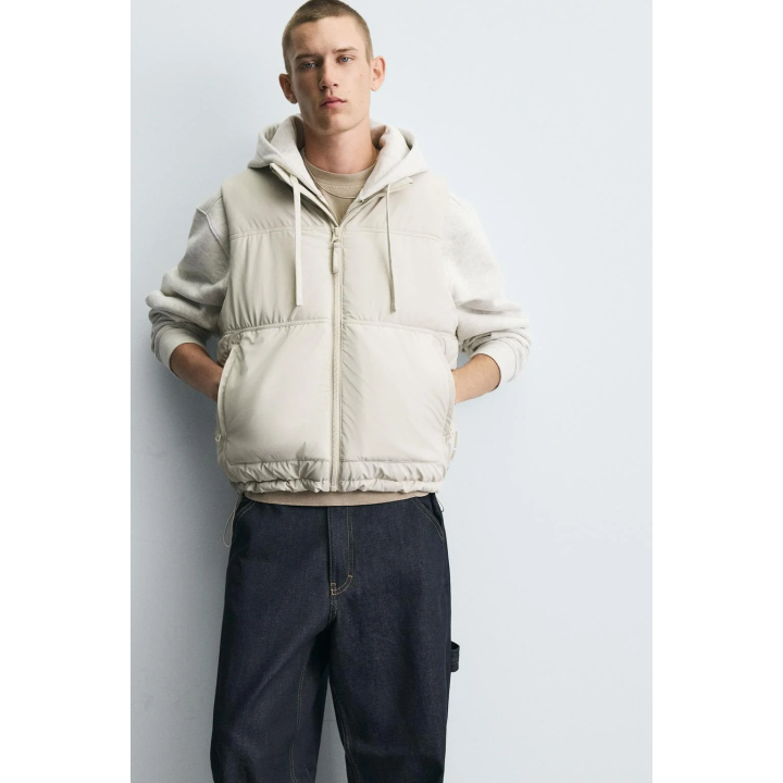 ПРОРЕЗИНЕННЫЙ СТЕГАНЫЙ ЖИЛЕТ