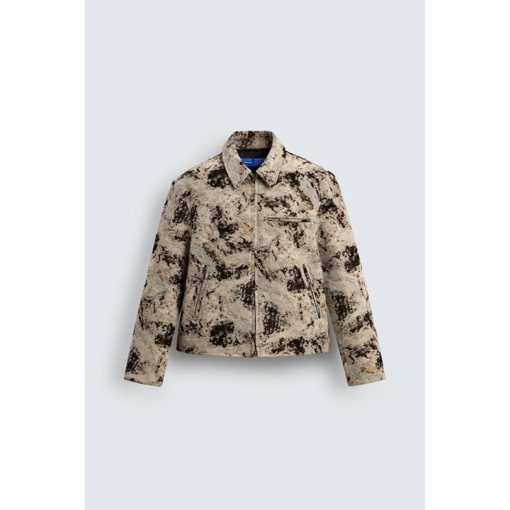 ЖАККАРДОВАЯ КУРТКА С ТЕКСТУРОЙ